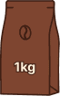 Bolsa de café Ikore de 1 kg